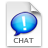 iChat Blue Chat Icon 48x48 png